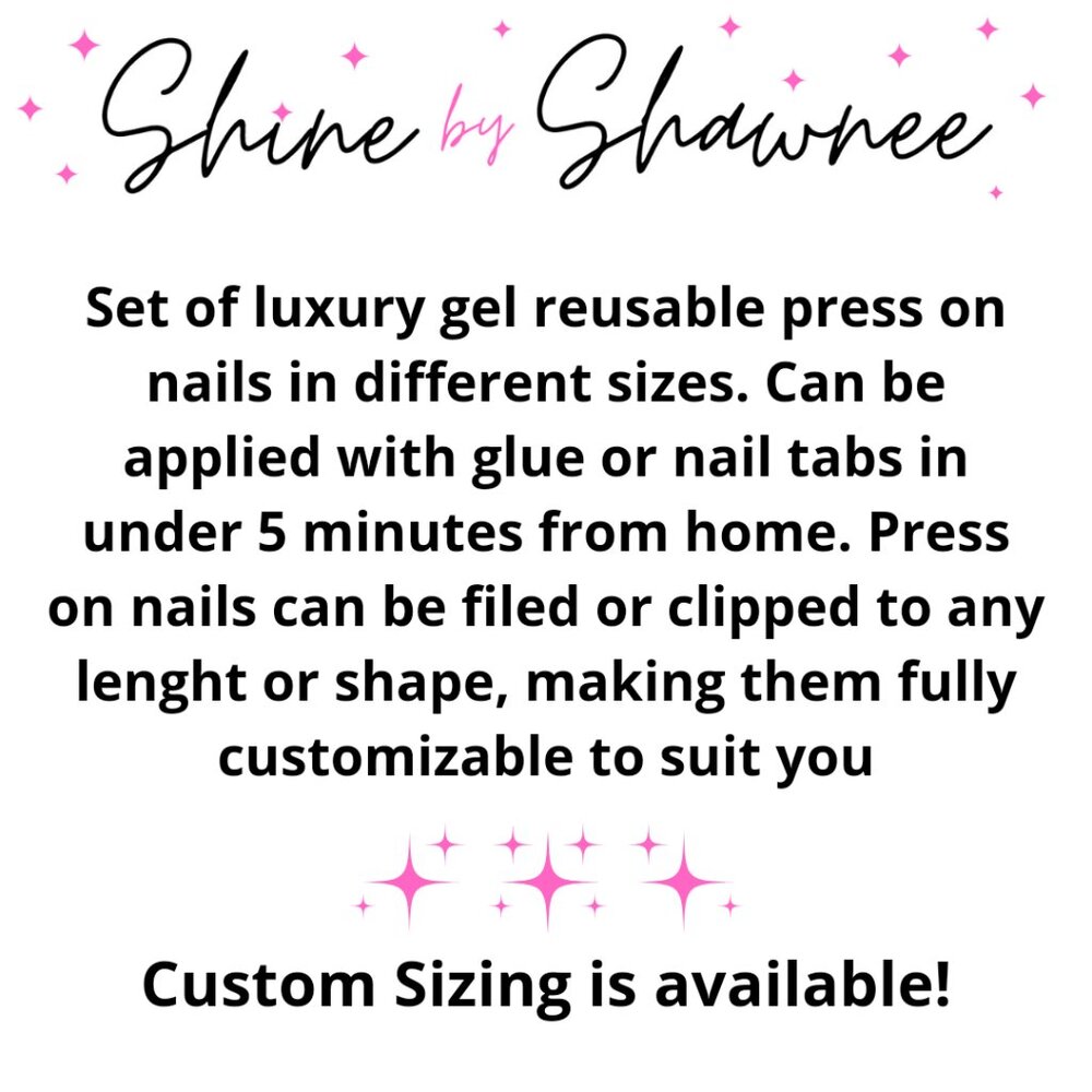 Handmade Luxury Press-On Nails | Sturdy & Reusable | PINK ROMANCE - Picture 3 of 8